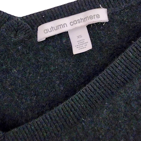 Autumn Cashmere Black Cashmere Dolman Sleeve Sweater Size XS - Picture 5 of 6